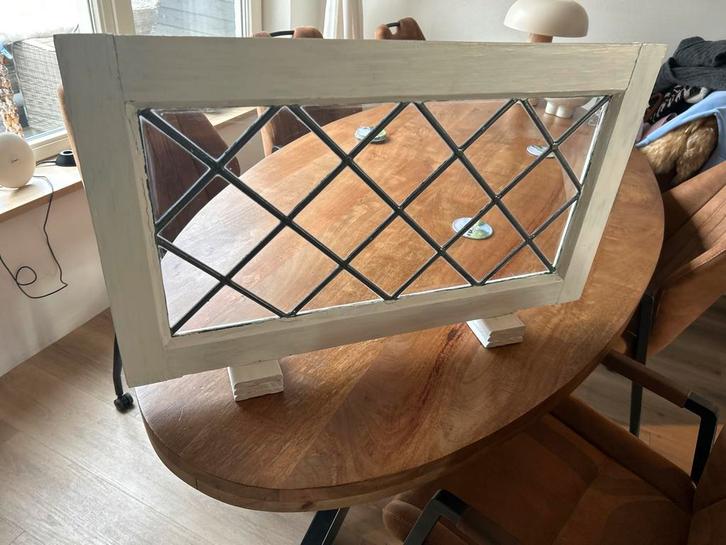 Glas in Lood Voorzetraam 3 stuks, Doe-het-zelf en Verbouw, Glas en Ramen, Gebruikt, Gevelraam of Ruit, 80 tot 120 cm, Minder dan 80 cm