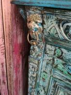 Shabby/Houtsnijwerk/Hippie/India/Ibiza/Kast, Antiek en Kunst, Curiosa en Brocante, Ophalen of Verzenden