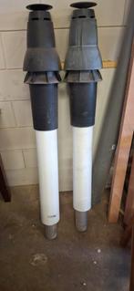 Dakdoorvoer 2stuks, Doe-het-zelf en Verbouw, Ventilatie en Afzuiging, Ophalen, Zo goed als nieuw