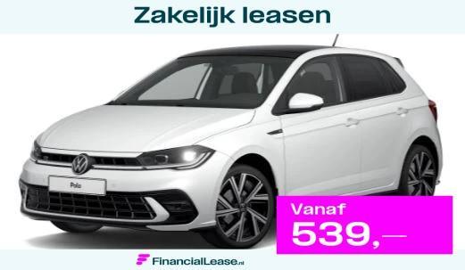 Volkswagen Polo 1.0 TSI R-Line !Profiteer ook van 2.000 EURO, Auto's, Volkswagen, Bedrijf, Lease, Financial lease, Polo, 4x4, ABS