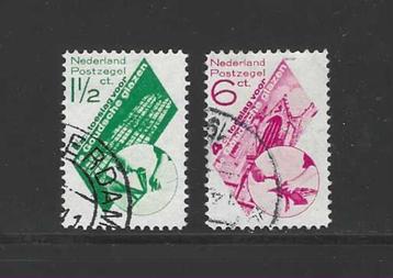 Nederland 238-239  Goudse glazen serie  jaar 1931 gestempeld beschikbaar voor biedingen