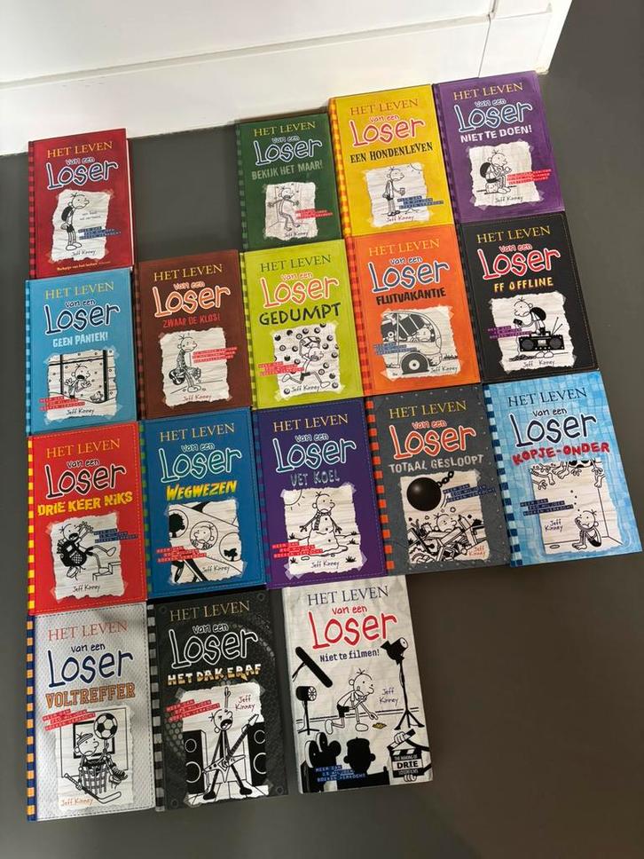 “Leven van een loser” deel 1 t/m 7 + extra deel, Boeken, Kinderboeken | Jeugd | 10 tot 12 jaar, Zo goed als nieuw, Ophalen of Verzenden