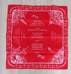 bandana Zuiderduin Egmond vuurtoren rode doek met lied 2013?, Ophalen of Verzenden, Zo goed als nieuw, Sjaal