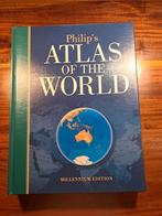 Philip's atlas of the world millenium, Boeken, Ophalen of Verzenden, Zo goed als nieuw, 1800 tot 2000, Wereld