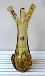 Vintage Dragan Drobnjak art glas vaas: Prokuplje Joegoslavië, Ophalen of Verzenden