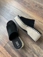 Laila Muiltje Platform Sandaal van Toms maat 42, Verzenden, Zwart, Nieuw, Sandalen of Muiltjes