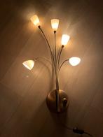 Dimbare  messing Wandlamp, Ophalen of Verzenden, Gebruikt