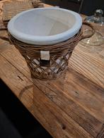 Rivièra Maison Bloempot Riet/Steen, Steen, Gebruikt, Minder dan 60 cm, Rond