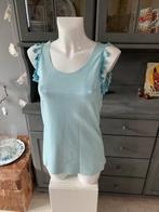 Glans top van Ambika maat S, Kleding | Dames, Tops, Maat 38/40 (M), Douwenmaat 8-3 Meppel, Info@again.nu, Blauw