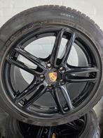 Orig. 19" Porsche Panamera velgen, Continental winterbanden, Gebruikt, 285 mm, Banden en Velgen, Winterbanden
