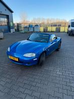 Zeldzame Laser Blue Mazda MX5 NBFL 1.6l uit 2002 - Geen APK, 4 cilinders, Cabriolet, 1010 kg, Handgeschakeld