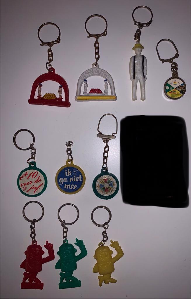 Vintage Frico, Eru, kaas sleutelhangers, Verzamelen, Sleutelhangers, Zo goed als nieuw, Knuffel of Figuurtje, Ophalen of Verzenden