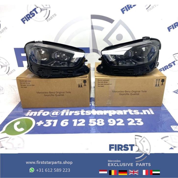 W213 C138 FACELIFT E KLASSE LED MULTIBEAM KOPLAMPEN SET COMP, Auto-onderdelen, Verlichting, Mercedes-Benz, Gebruikt, Ophalen of Verzenden