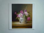 Kunstkaart Adriana van Zoest pot met pioenrozen bloemen, Ophalen of Verzenden, Voor 1920, Overige thema's