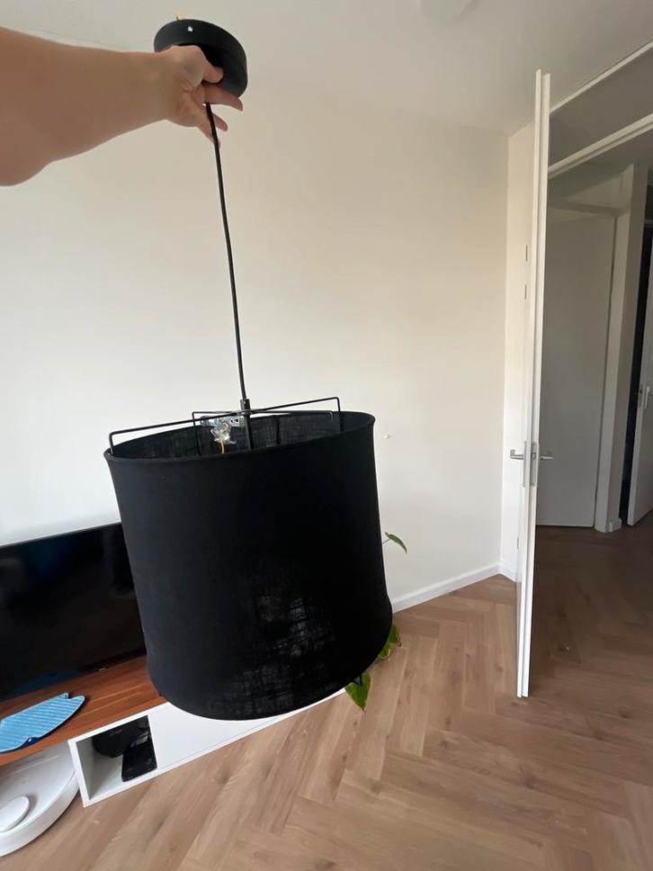 Westwing Plafondlamp Zwart Lampion, Huis en Inrichting, Lampen | Hanglampen, Gebruikt, 50 tot 75 cm, Metaal, Ophalen of Verzenden