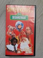 Vintage: VHS Sinterklaas in Sesamstraat, Cd's en Dvd's, VHS | Kinderen en Jeugd, Gebruikt, Ophalen of Verzenden