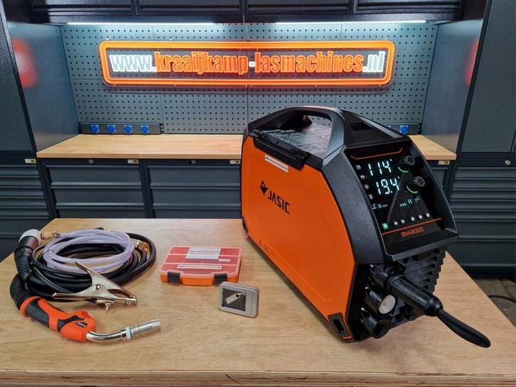 Nieuw! Jasic EVO20 MIG200 PFC incl slangenpakket 5j garantie, Doe-het-zelf en Verbouw, Gereedschap | Lasapparaten, Nieuw, Ophalen of Verzenden