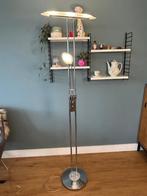 Vloerlamp met leeslamp, Ophalen, Kunststof, Zo goed als nieuw, Modern