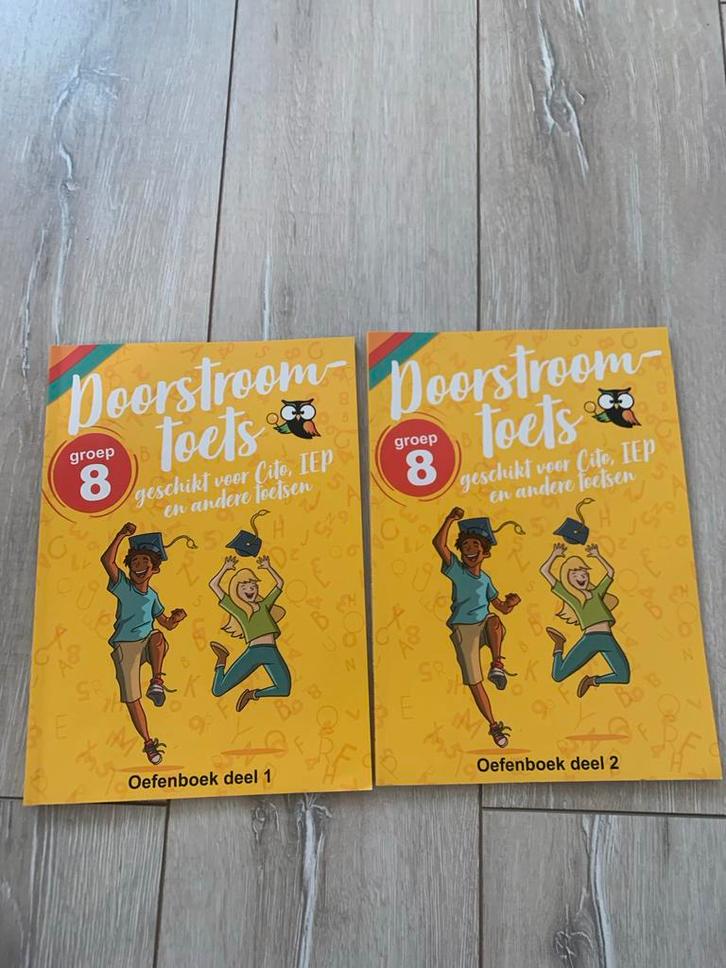 Doortoets Oefenboeken Groep 8 - Deel 1 & 2, Boeken, Schoolboeken, Zo goed als nieuw, Overige vakken, VMBO, Ophalen of Verzenden