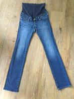 Donkerblauwe zwangerschaps jeans in maat 36., Blauw, H&M, Broek of Spijkerbroek, Ophalen of Verzenden