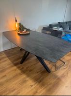 Tafel 120x220 - Metaal Spinnenpoot Onderstel, Ophalen, 100 tot 150 cm, 200 cm of meer, Zo goed als nieuw