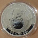 Australië Koala 2021 1oz Zilver dollar TOP, Postzegels en Munten, Munten | Oceanië, Ophalen of Verzenden, Zilver