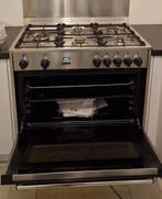 Kookplaat op gas met elektrische oven, Witgoed en Apparatuur, Kookplaten, 5 kookzones of meer, Tussenbouw, Gebruikt, Ophalen