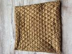 Mooi sierkussenhoes - bruin/goud, Ophalen of Verzenden, Zo goed als nieuw, Bruin, Vierkant