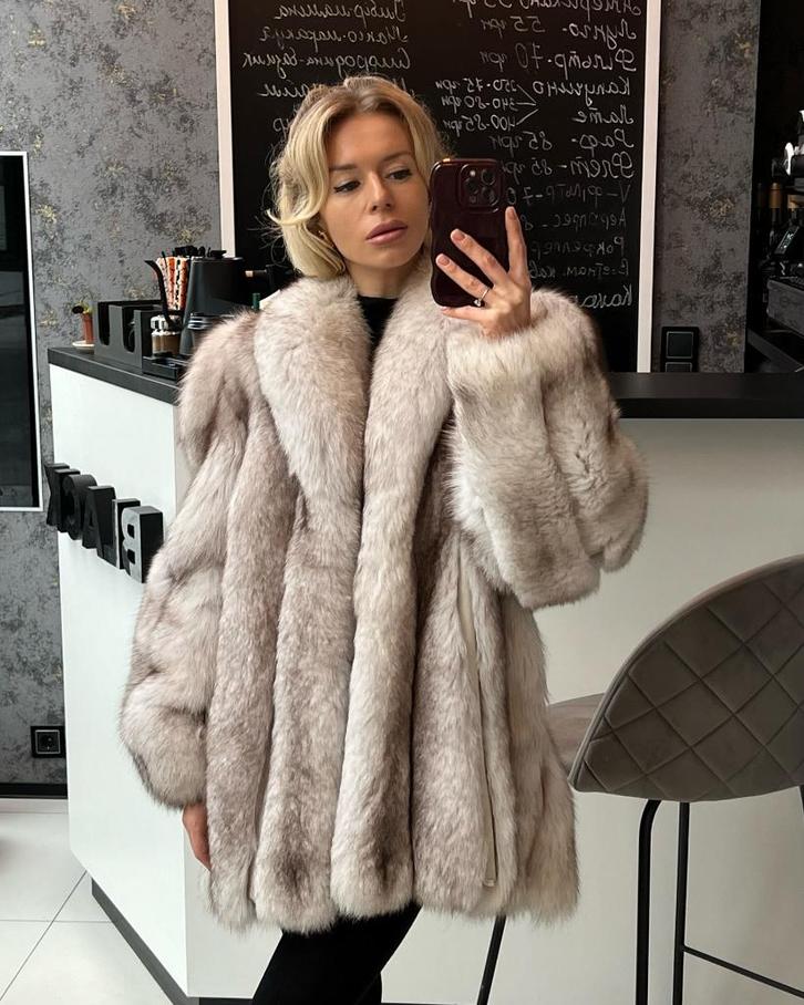 Bontjas | Vossenbont | Echt Bont | Vintage Bontjas, Kleding | Dames, Jassen | Winter, Zo goed als nieuw, Maat 46/48 (XL) of groter