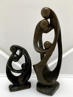 Prachtige Afrikaanse soapstone beeldenset!, Antiek en Kunst, Kunst | Beelden en Houtsnijwerken, Ophalen of Verzenden