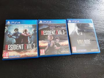 Resident Evil 2, 3 & Village PS4 beschikbaar voor biedingen
