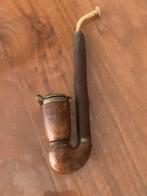 Antieke Pijp met Deksel, Antiek en Kunst, Ophalen of Verzenden