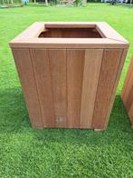 NIEUW! Prachtige hardhouten bloembak!, Tuin en Terras, Bloembakken en Plantenbakken, Ophalen, Tuin, Minder dan 60 cm, Vierkant