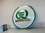 Vintage Quaker State Reclamebord, Verzamelen, Ophalen, Reclamebord, Gebruikt, .