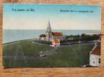 ansicht URK dorpsgezicht Kerk 1909 TULPKAART, Verzamelen, Ansichtkaarten | Nederland, Ophalen of Verzenden, Flevoland