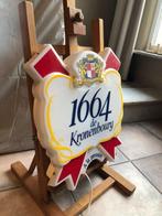 1664 de Kronenbourg zeldzame oude lichtreclame lichtbak bier, Verzamelen, Merken en Reclamevoorwerpen, Ophalen of Verzenden, Gebruikt