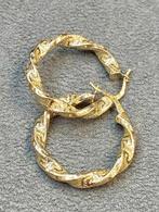 Gouden Creolen 14k, Sieraden, Tassen en Uiterlijk, Oorbellen, Ophalen of Verzenden, Nieuw, Goud