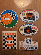 Gulf stickers, Ophalen of Verzenden, Zo goed als nieuw