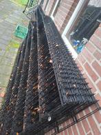 Dubbelstaafmatten 21 stuks, 2.5x1.2m, zwart, Tuin en Terras, Ophalen, Zo goed als nieuw, 20 meter of meer, Draad