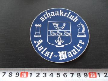 sticker Schaakclub  Aalst - Waalre  *  beschikbaar voor biedingen