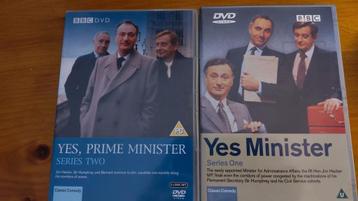 DVD Yes Minister BBC series series 1 + 2 beschikbaar voor biedingen