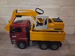 Bruder vrachtwagen met kraan, Kinderen en Baby's, Speelgoed | Speelgoedvoertuigen, Ophalen of Verzenden, Zo goed als nieuw