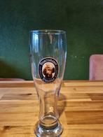 Mooie halve liter bierglazen. Met opdruk., Glas of Glazen, Gebruikt, Ophalen of Verzenden, Glas