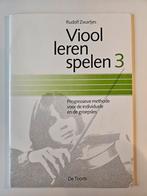 Viool leren spelen 3 - Rudolf Zwartjes, Ophalen of Verzenden, Gebruikt, Viool of Altviool