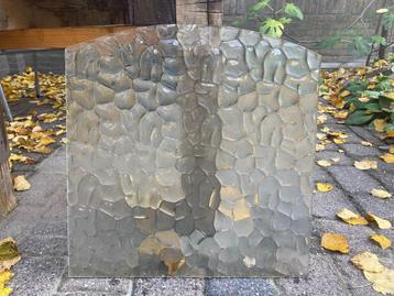 Glass ruit - 7 stuks - Stalruiten - Bobbel motief 75 beschikbaar voor biedingen