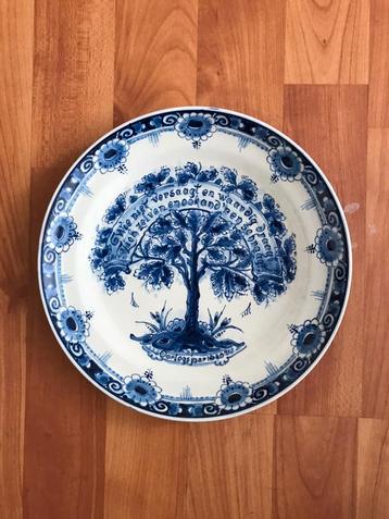 Delfts blauw bord ter herdenking oorlogsjaren 1940 beschikbaar voor biedingen