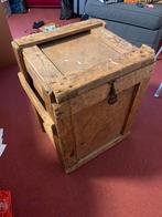 Oude houten kist met slot, Huis en Inrichting, Woonaccessoires | Kisten, Ophalen, Gebruikt, 50 tot 100 cm, 50 tot 75 cm