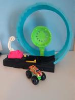 Hotwheels monster truck glow in the dark, Met looping, Zo goed als nieuw, Ophalen, Handmatig