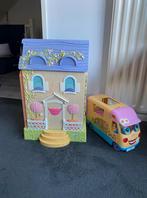 Barbie poppenhuis met bus, Ophalen, Zo goed als nieuw