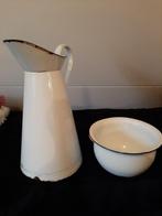 waterkan + po, Antiek en Kunst, Antiek | Emaille, Ophalen of Verzenden